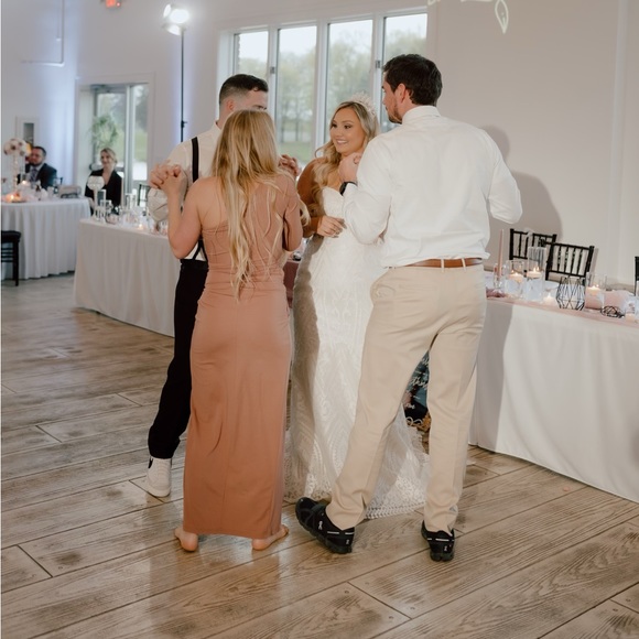 Mauve wedding guest dress - Picture 5 of 7